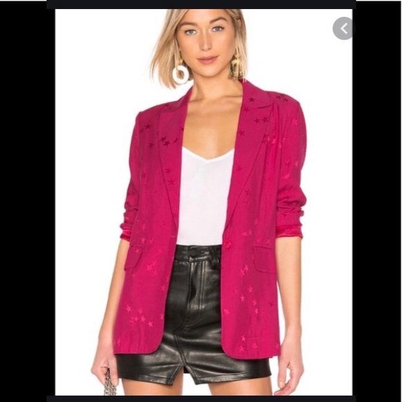 Tabitha Simmons Jackets & Blazers - NWT Equipment x Tabitha Simmons Bright Pink Blazer